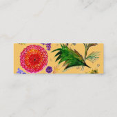 De Visite Mini L'étincelle fleurit la carte (Dos)
