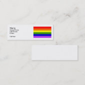 De Visite Mini Maigre "appelez-moi" carte (Devant / Derrière)