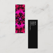 De Visite Mini Oasis rose - carte maigre (Devant / Derrière)