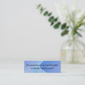 De Visite Mini Prenez la ligne carte d'introduction (Debout devant)