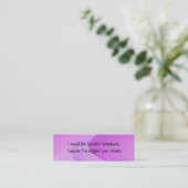 De Visite Mini Prenez la ligne carte d'introduction (Debout devant)