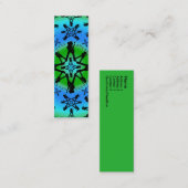 De Visite Mini Solstice d'Aqua - carte maigre (Devant / Derrière)