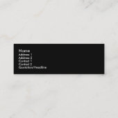 De Visite Mini Transition Celsius - carte maigre (Dos)