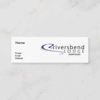 De Visite Mini Truite Brown - carte mince