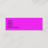 De Visite Mini Vortex - carte maigre (Dos)