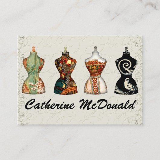 De Visite Mode / Carte Seamstress - SRF (Devant)