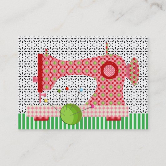 De Visite Mode / Carte Seamstress - SRF (Devant)