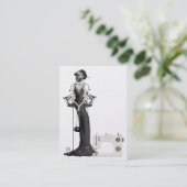 De Visite Mode / Carte Seamstress - SRF (Debout devant)