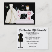 De Visite Mode / Carte Seamstress - SRF (Devant / Derrière)