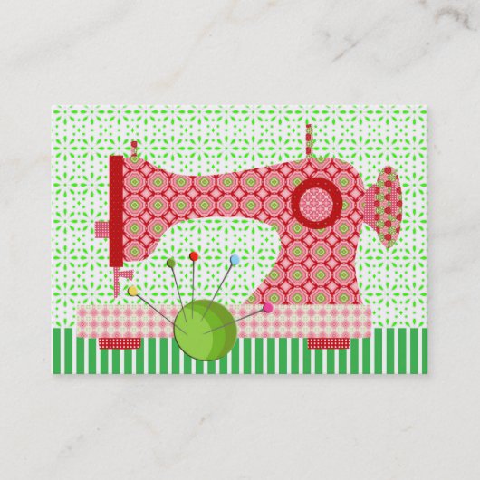 De Visite Mode / Carte Seamstress - SRF (Devant)