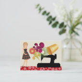 De Visite Mode / Carte Seamstress - SRF (Debout devant)