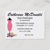 De Visite Mode / Carte Seamstress - SRF (Dos)