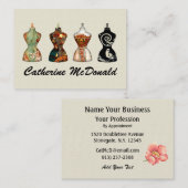 De Visite Mode / Carte Seamstress - SRF (Devant / Derrière)