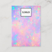 De Visite Moderne Faux Holographique Ajouter Logo Carte d'or (Devant)