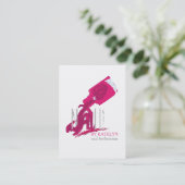 De Visite NailArt - Carte d'affaires / programme (Debout devant)