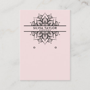 De Visite Papier artisanal Mandala Carte d'affichage à oreil