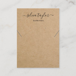 De Visite Papier artisanal simple Elevage Carte d'affichage 