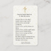 De Visite Pâques prière pascal prière Sainte carte (Dos)