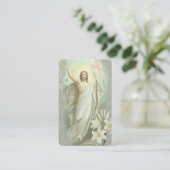 De Visite Pâques prière religieuse Paschal Carte Sainte (Debout devant)