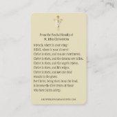 De Visite Pâques prière religieuse Paschal Carte Sainte (Dos)