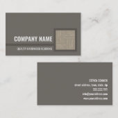 De Visite Parquet Service Carrelage en bois Carte (Devant / Derrière)