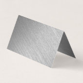 De Visite Photo Moderne Silver Foil Enregistrer la carte Dat (Dos)