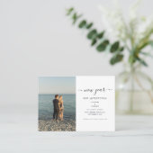 De Visite Photo Nouvel An Aventures Enregistrer La Carte Dat (Debout devant)