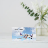 De Visite Pilote privé professionnel, carte d'aviation perso (Debout devant)