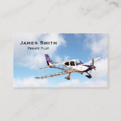 De Visite Pilote privé professionnel, carte d'aviation perso (Devant)