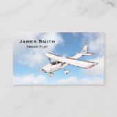 De Visite Pilote privé professionnel, carte d'aviation perso (Devant)