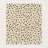 De Visite Porte-oreilles pointillé, Carte d'affichage pour b (Intérieur déplié)