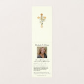 De Visite Prière commémorative funéraire catholique Carte Sa (Intérieur déplié)