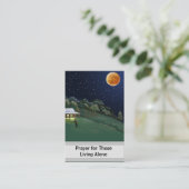 De Visite Prière pour ceux qui vivent seule carte (Debout devant)