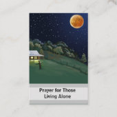 De Visite Prière pour ceux qui vivent seule carte (Devant)