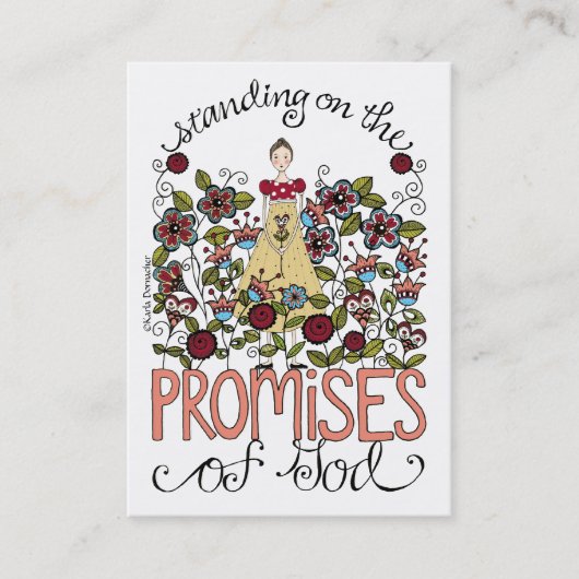 De Visite Promesses - carte d'inspiration (Devant)