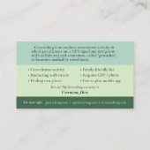 De Visite Qu'Est-Ce Que La Géocaching ? Carte Info Trail Pou (Dos)