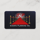 De Visite Red Carpet Événements spéciaux Planificateur Carte (Devant)