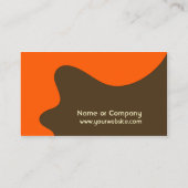 De Visite Rétro carte moderne d'affaires/mise en réseau (Dos)