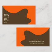 De Visite Rétro carte moderne d'affaires/mise en réseau (Devant / Derrière)