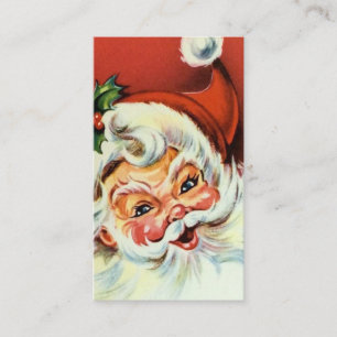 De Visite Rétro Noël vintage Père Noël ajoutent la carte