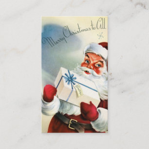 De Visite Rétro Noël vintage Père Noël ajoutent la carte