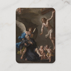 De Visite Saint Peregrine Patron Saint du Cancer Carte Saint
