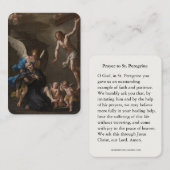 De Visite Saint Peregrine Patron Saint du Cancer Carte Saint (Devant / Derrière)