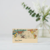 De Visite Scientifiques Géoscientifiques Carte du monde Bus (Debout devant)