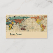 De Visite Scientifiques Géoscientifiques Carte du monde Bus (Devant)