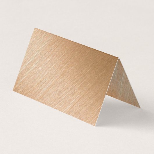 De Visite Script Gold Foil Moderne Modifier La Carte Date (Dos)