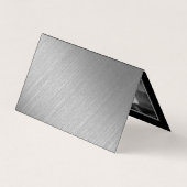 De Visite Silver Foil & Script Photo Enregistrer La Carte Da (Dos)