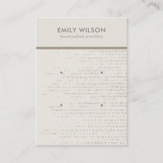 DE VISITE SIMPLE OEUF POINTS BLANCS 2 CARTE D'AFFICHAGE D'ÉT (Devant)