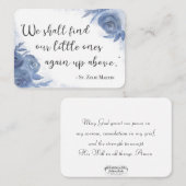 De Visite St. Zelie Martin Consolation fausse-couche Carte S (Devant / Derrière)