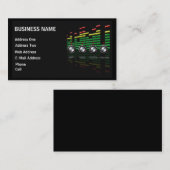 De Visite Studio d'enregistrement - carte d'industrie (Devant / Derrière)